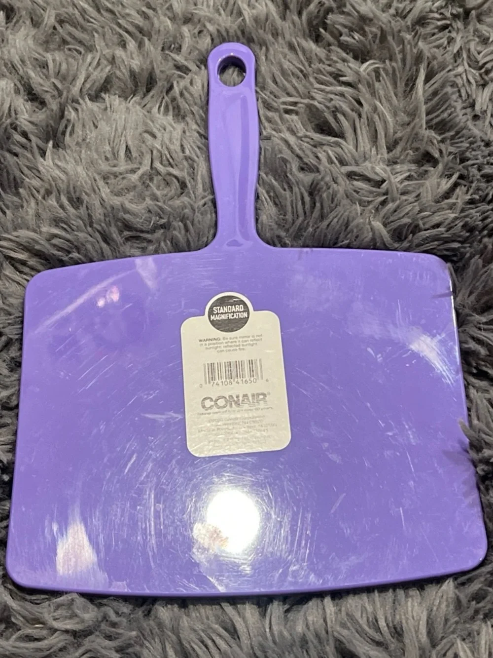 Purple Handheld Styling Mirror by Conair - Large Reflective Surface